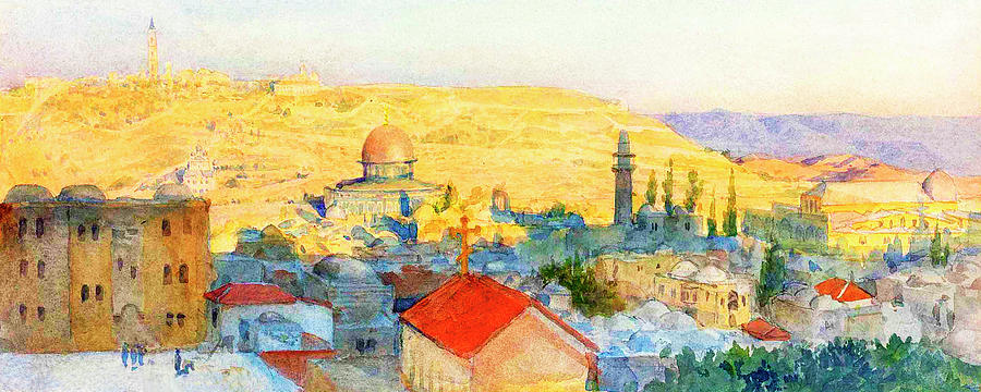 Jerusalem in 1899 Photograph by Munir Alawi