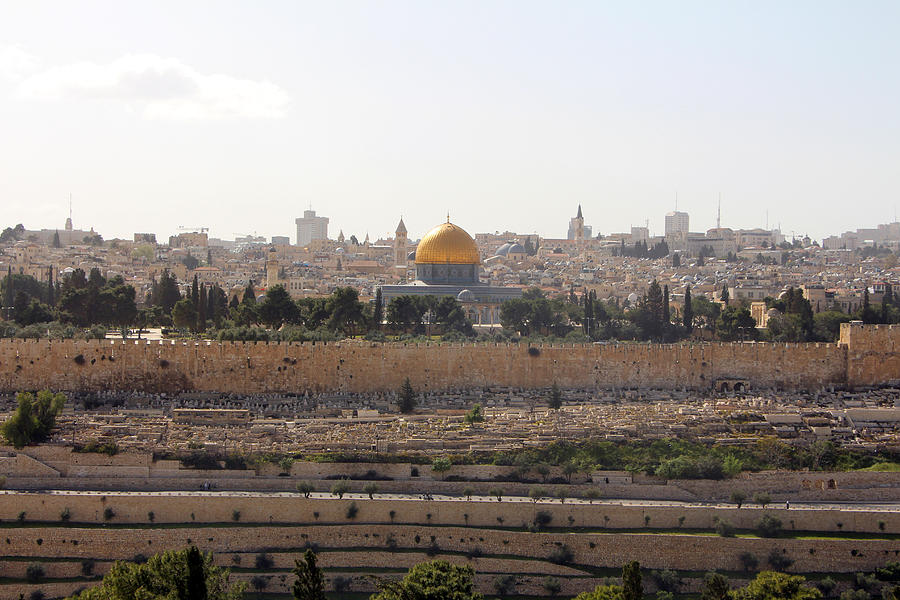 Jerusalem in Spring Photograph by Munir Alawi
