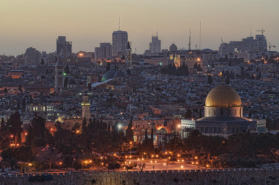 Jerusalem Sunset Photograph by Jos Mosis | Fine Art America