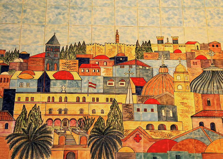 Jerusalem Tiles Photograph by Munir Alawi