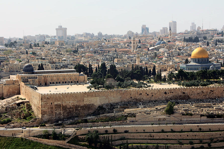 Jerusalem Walls Photograph by Munir Alawi