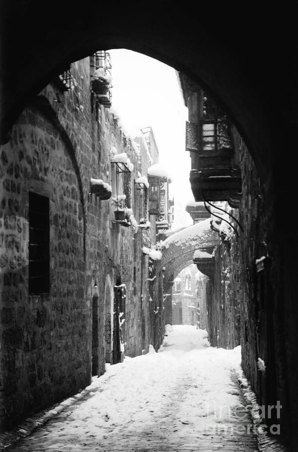 Jerusalem: Winter Painting by Granger