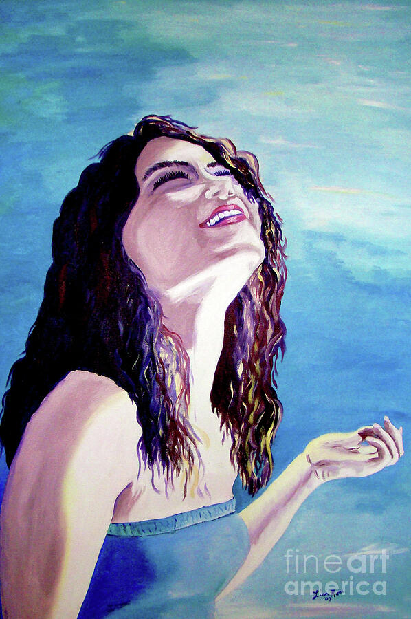 Jess Radiance and Beauty Painting by Lisa Rose Musselwhite
