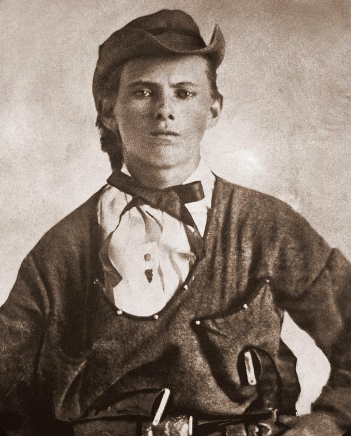 Jesse James 1847-1882. Portrait Ca Photograph by Everett