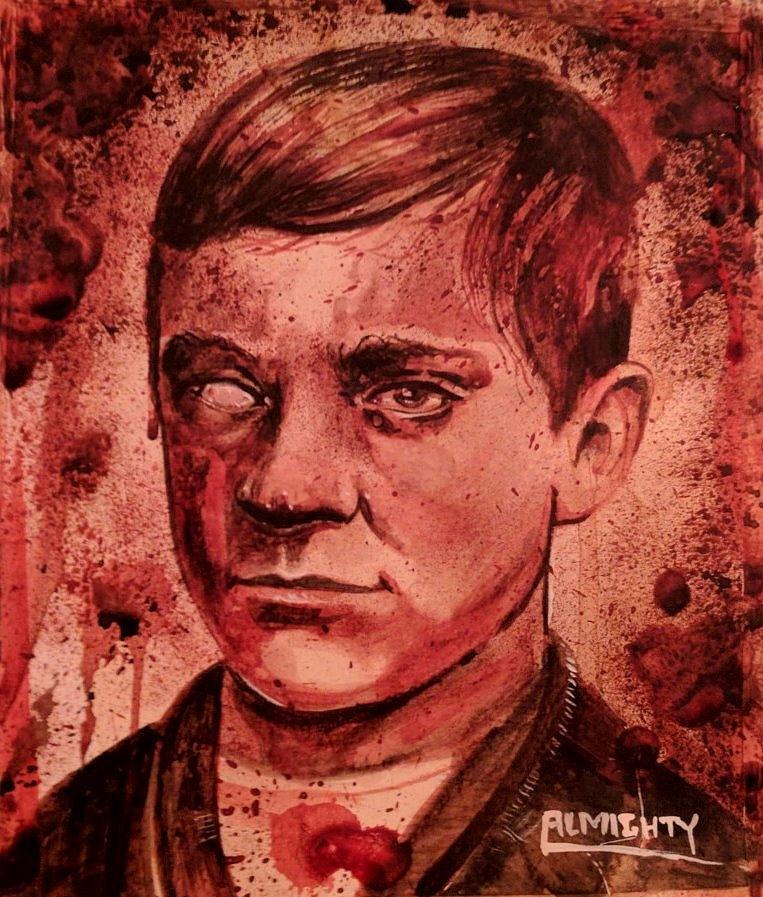 JESSE POMEROY fresh blood Painting by Ryan Almighty