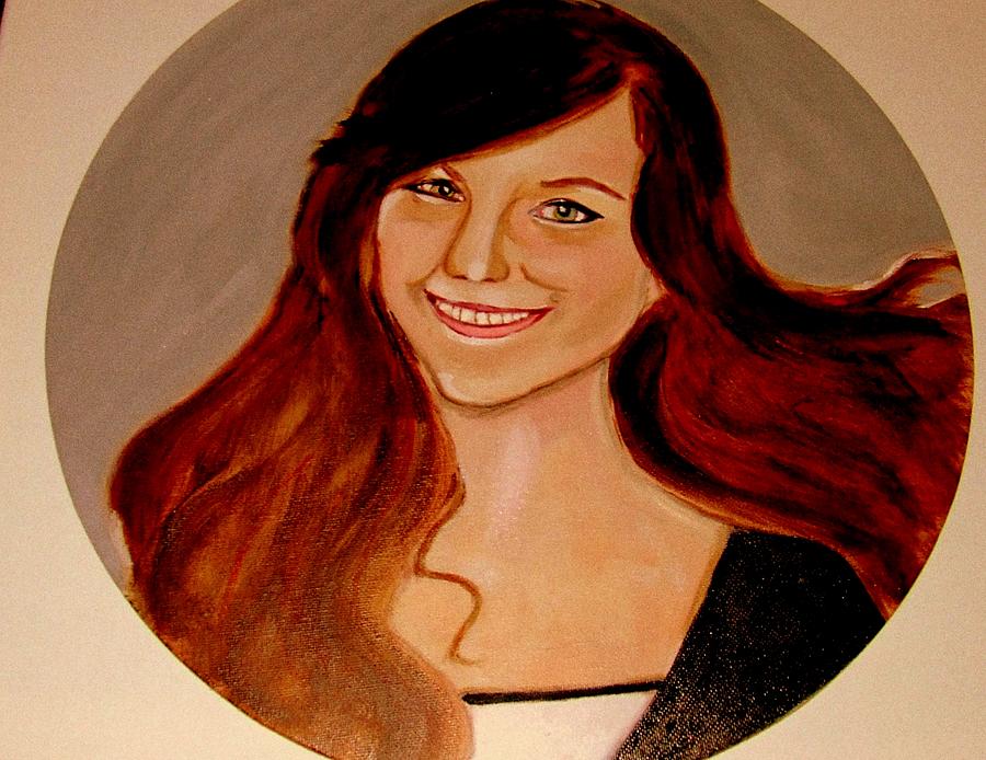 Jessica Painting by Rusty Gladdish