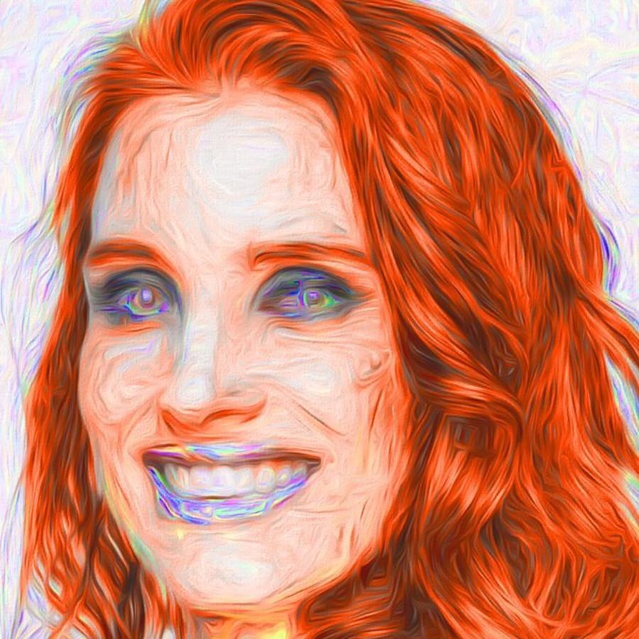 Instagram Photograph - @jessicachastaindaily #jessicachastain by David Haskett II Instagram Photograph - @jessicachastaindaily #jessicachastain by David Haskett II