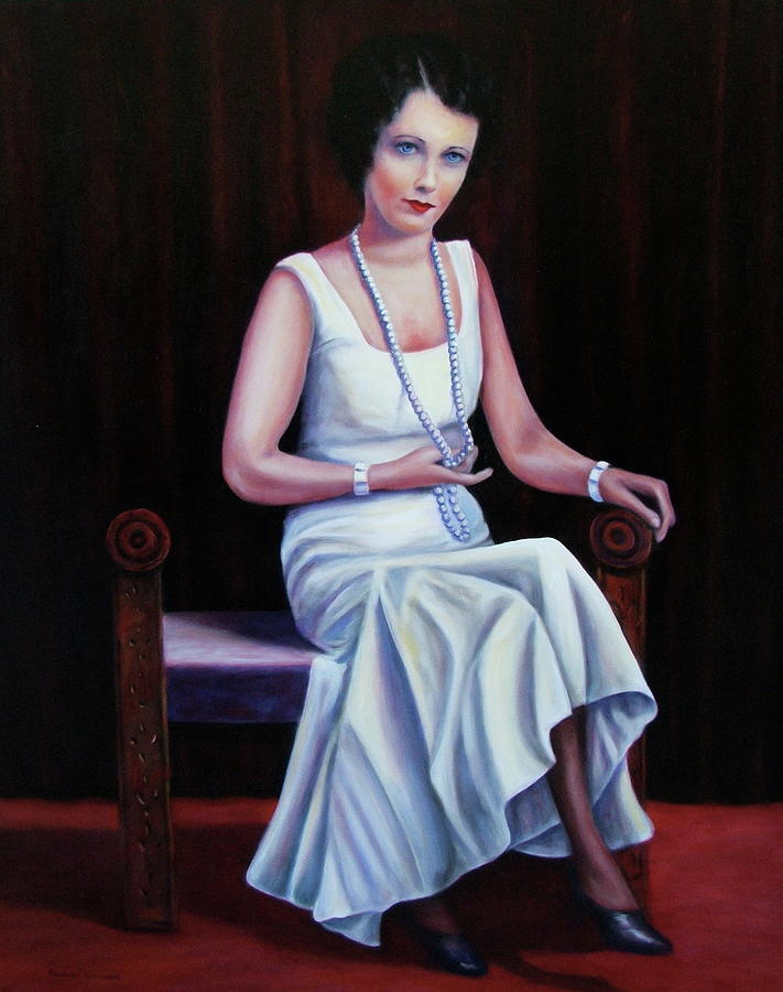 Portrait Painting - Jessie McKay Lane by Shannon Grissom