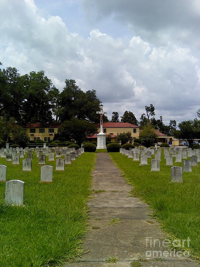 Jesuit Cemetery At Grand Coteau Photograph