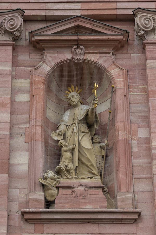 Jesuit Church Christ Statue 2 Photograph by Teresa Mucha
