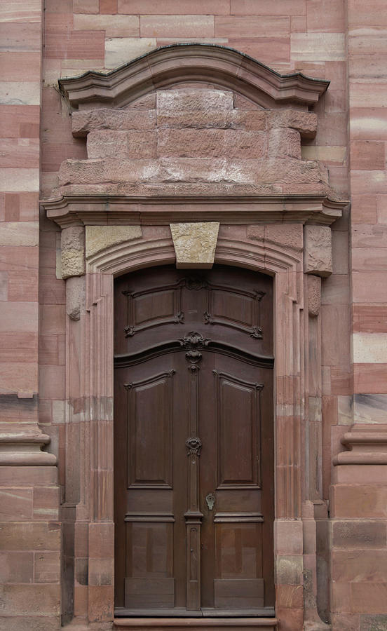 Jesuit Church Door Heidelberg Photograph by Teresa Mucha