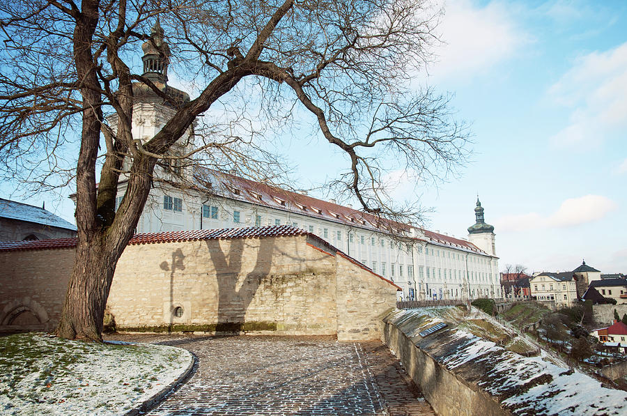 Jesuit College in Winter. Kutna Hora  Photograph by Jenny Rainbow