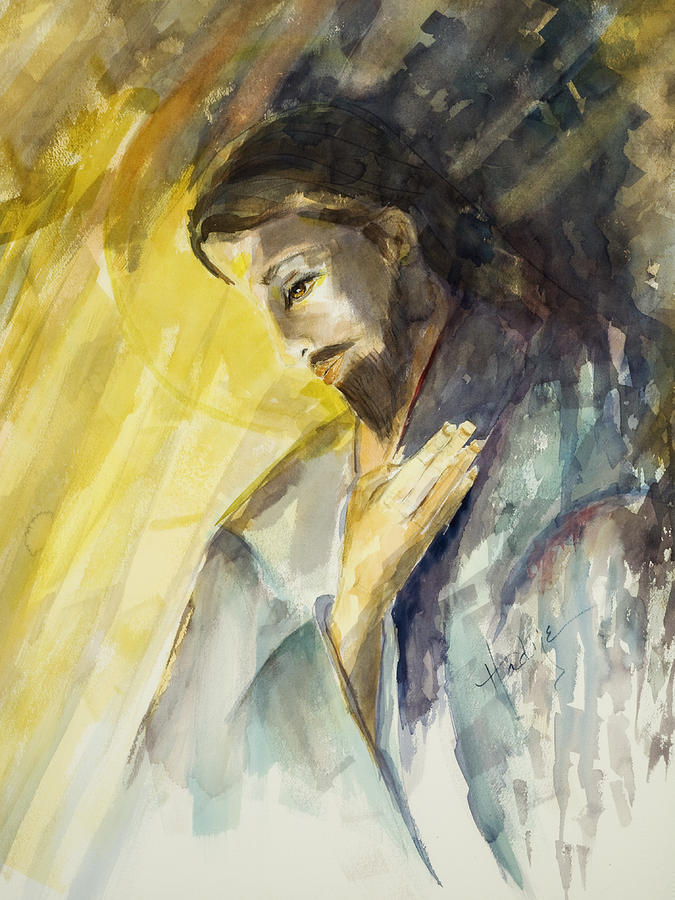 Jesus 2 Painting by Mary DuCharme