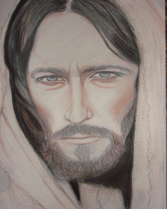Jesus Art Drawing by Chibuzor Ejims