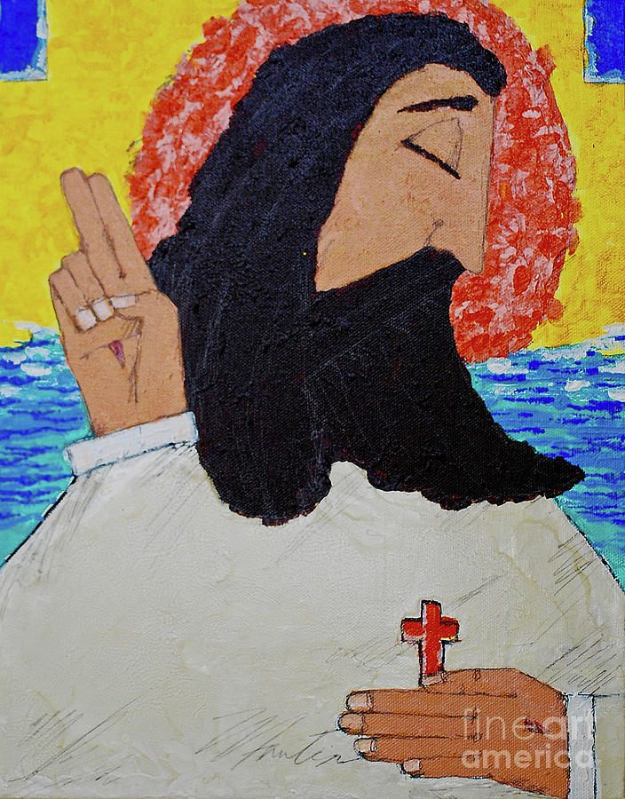 Jesus  Painting by Art Mantia