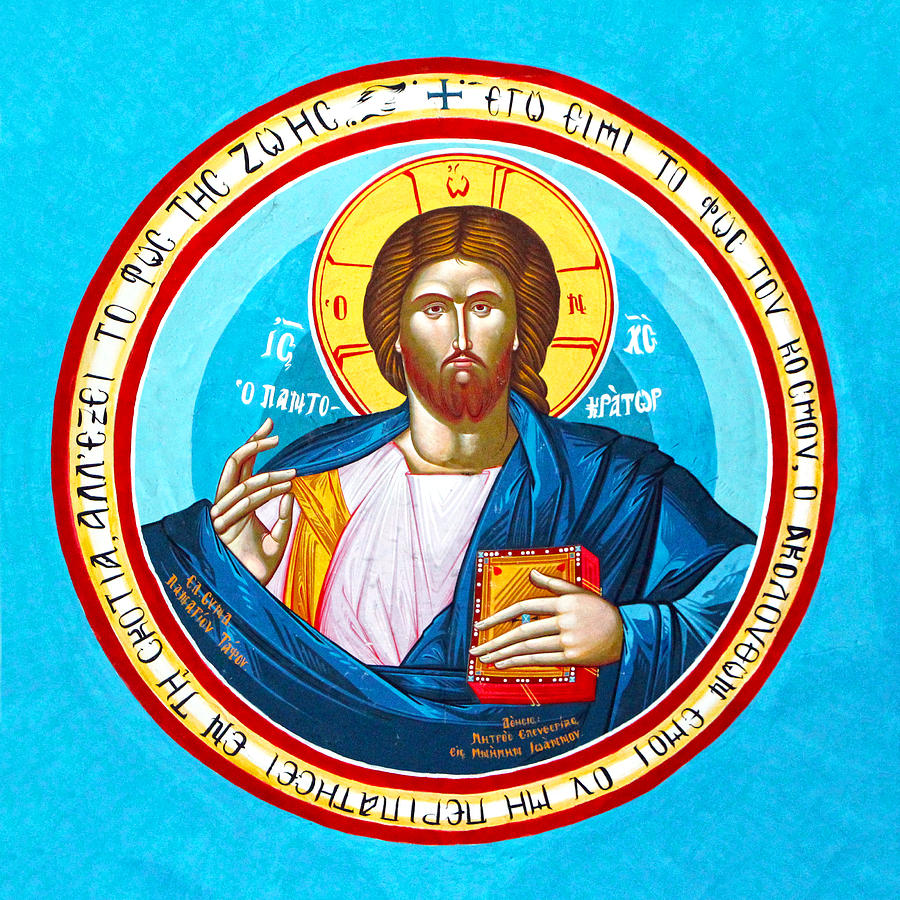 Jesus at Saint George Church Photograph by Munir Alawi