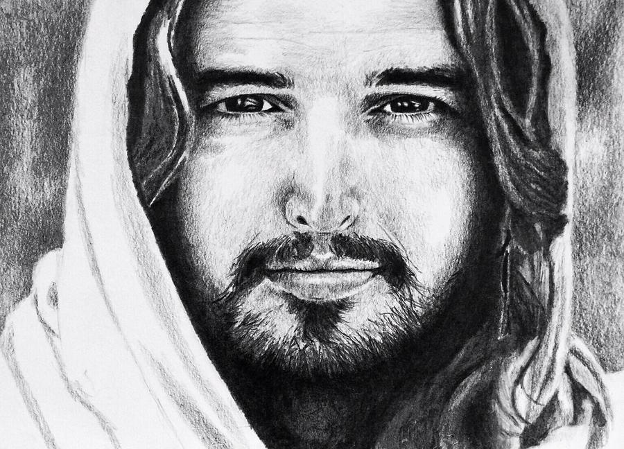 Jesus Christ Drawing by Mary Banaszewski - Pixels