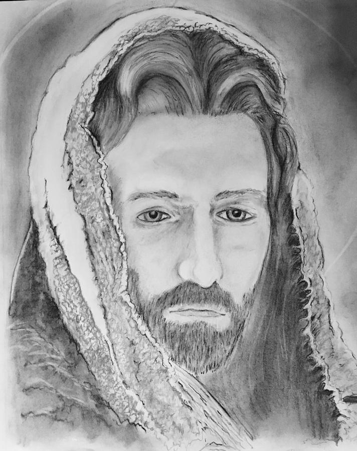 Jesus Christ Drawing by Robert Polley - Fine Art America