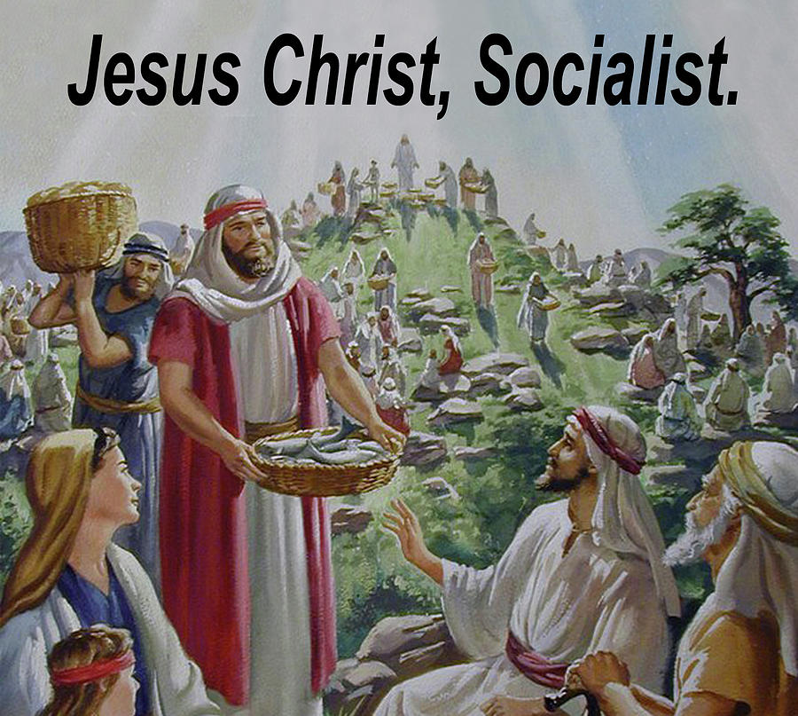 Jesus Christ Socialist Digital Art by JustJeffAz Photography