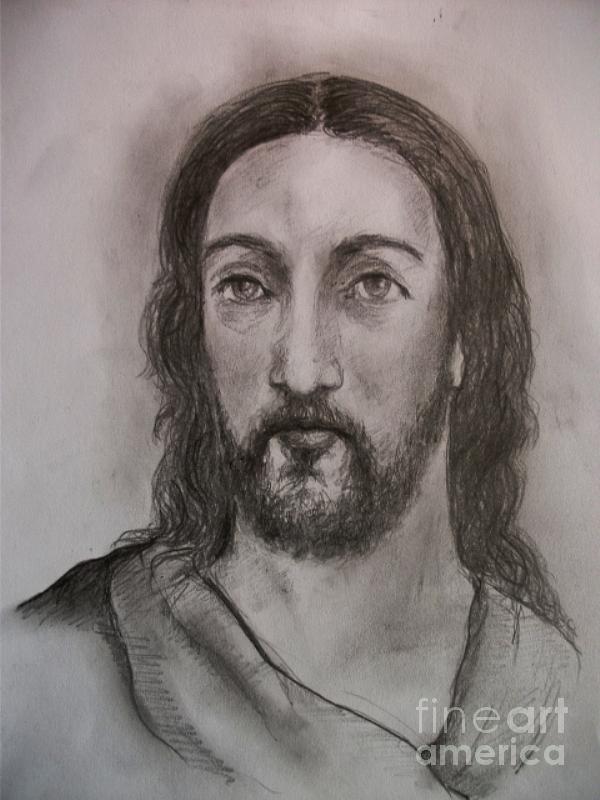 Jesus Drawing by Covaliov Victor - Fine Art America
