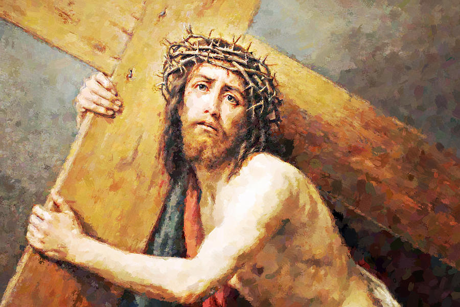 Jesus Cross Painting By Munir Alawi Pixels Daftsex Hd