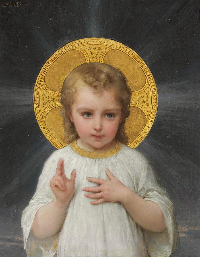 Son Of God Painting - Jesus by Emile Munier