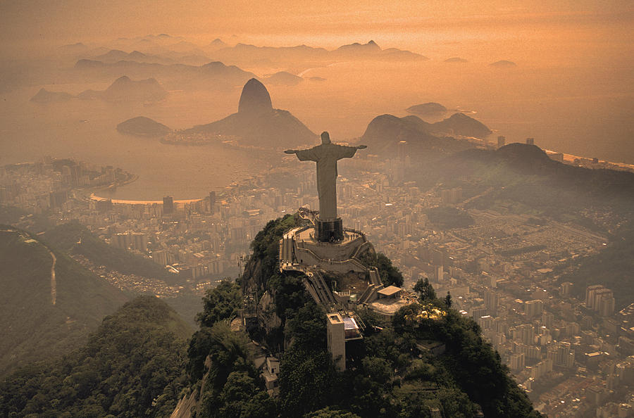 Jesus Photograph - Jesus in Rio by Christian Heeb