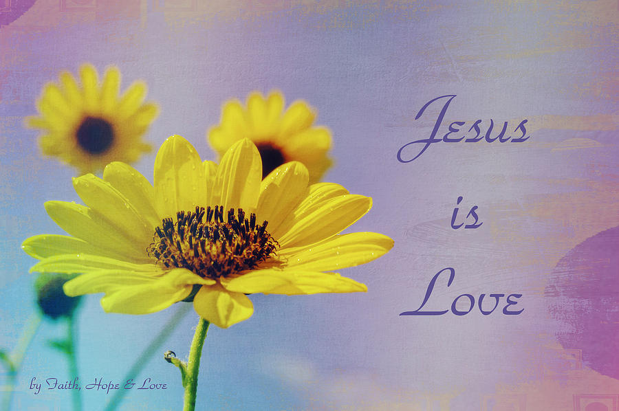 Jesus is Love Photograph by Leticia Latocki