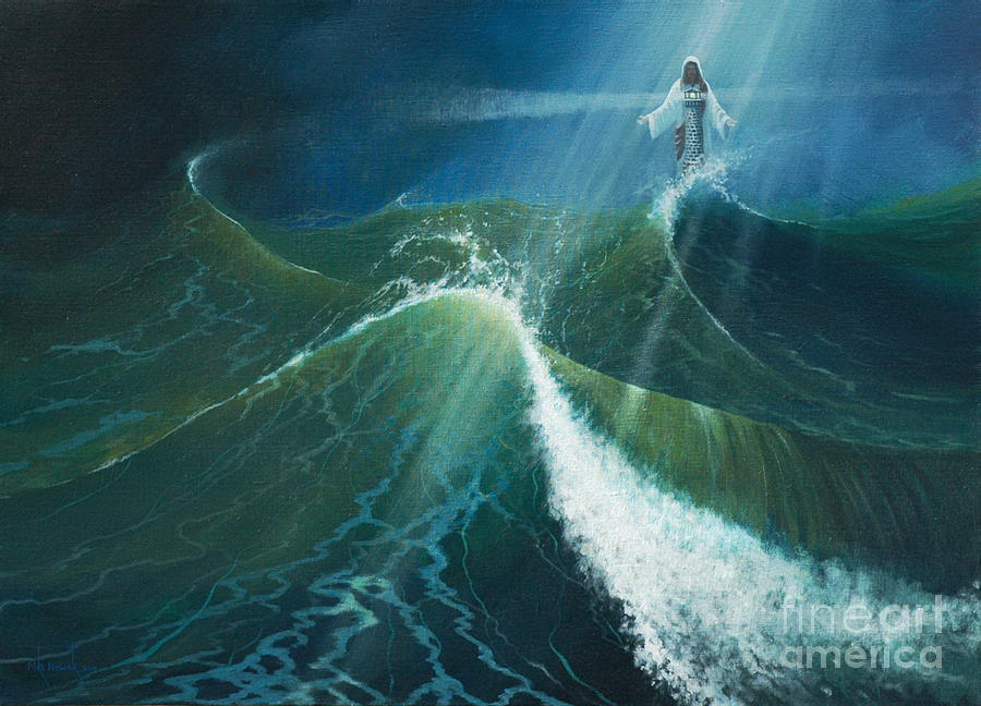 Jesus is the Lighthouse Painting by Michael Nowak - Fine Art America