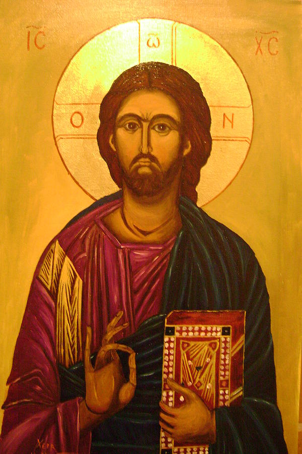 Jesus Painting by Konstantinos Baklatzis - Fine Art America