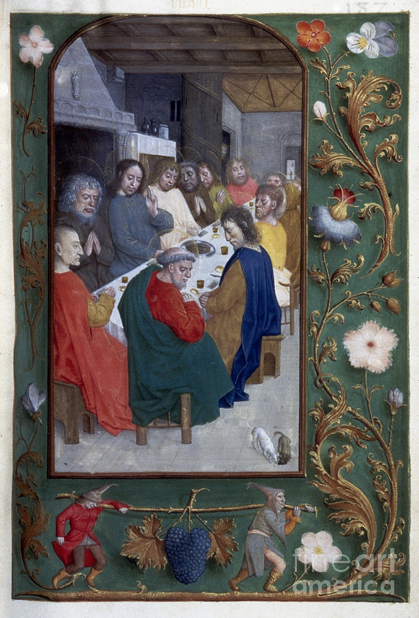 Jesus: Last Supper Painting by Granger