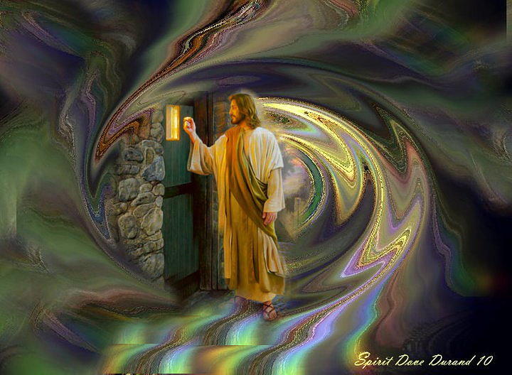 Jesus Let Him In Digital Art by Spirit Dove Durand