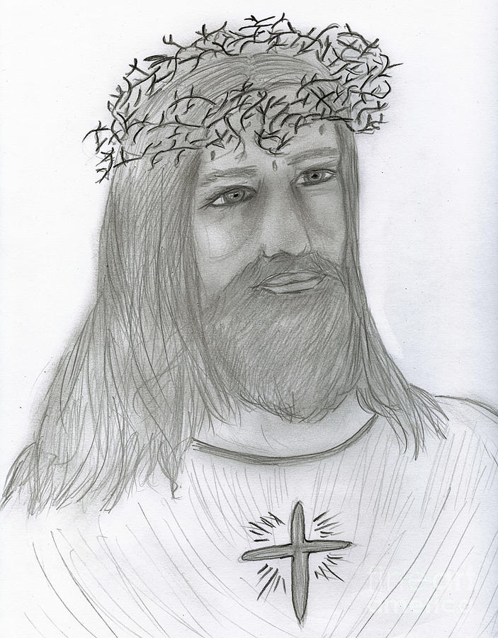 Jesus Loves Me Drawing by Sonya Chalmers