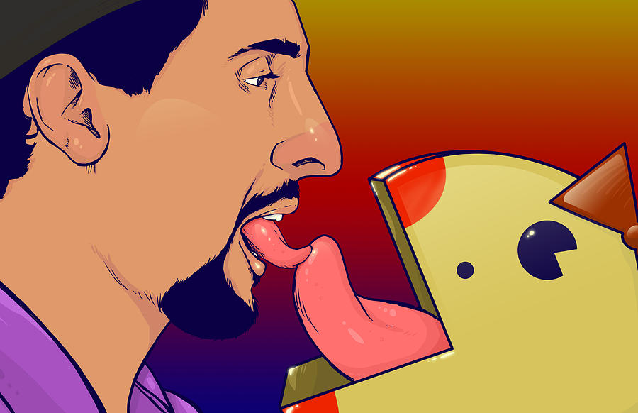 John Turturro Digital Art - Jesus Loves Miss Pacman  by Jason  Wright