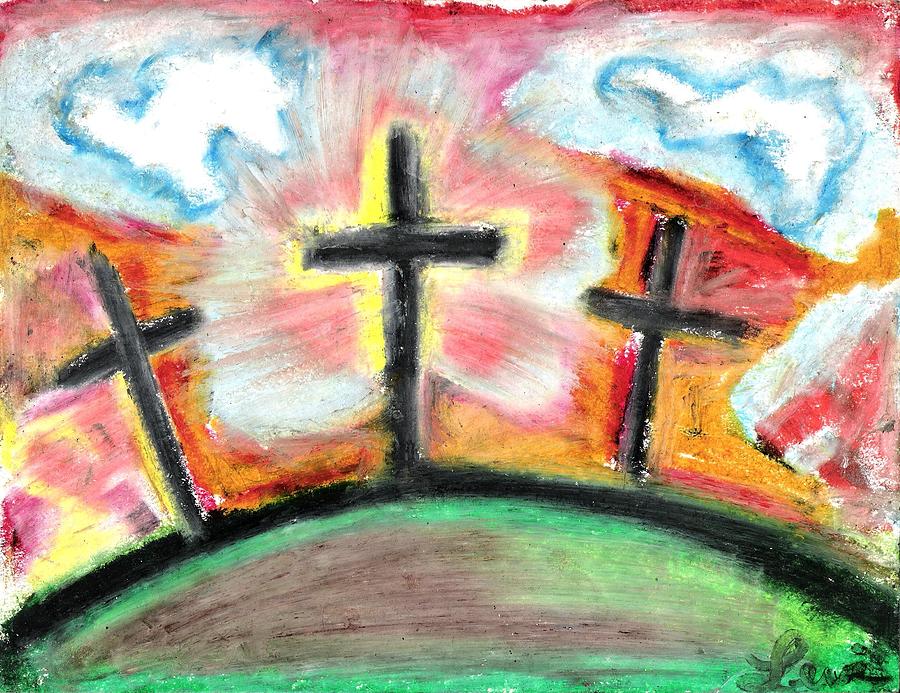 Crosses Pastel - Jesus Loves You by Levi Glassrock 