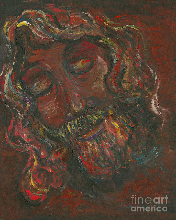 Jesus Painting by Nadine Rippelmeyer