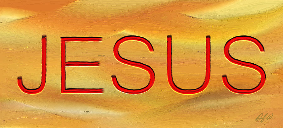 Jesus' Name Painting By Darryl Weatherly - Fine Art America