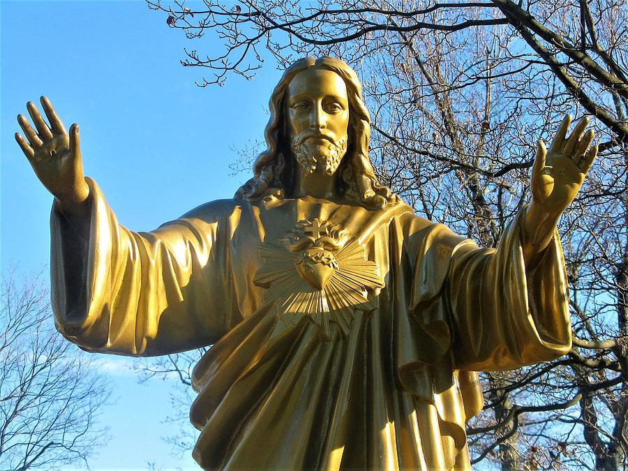 Jesus - Please Us. Immaculate Conception Cemetrey  Photograph by Gennaro Lombardi