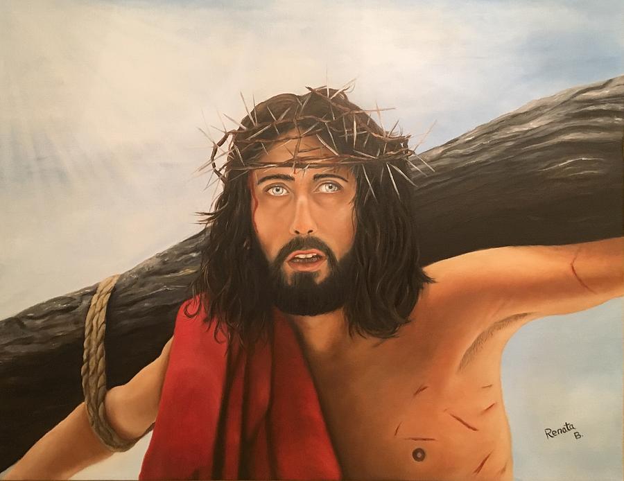 Jesus  Painting by Renata Bosnjak