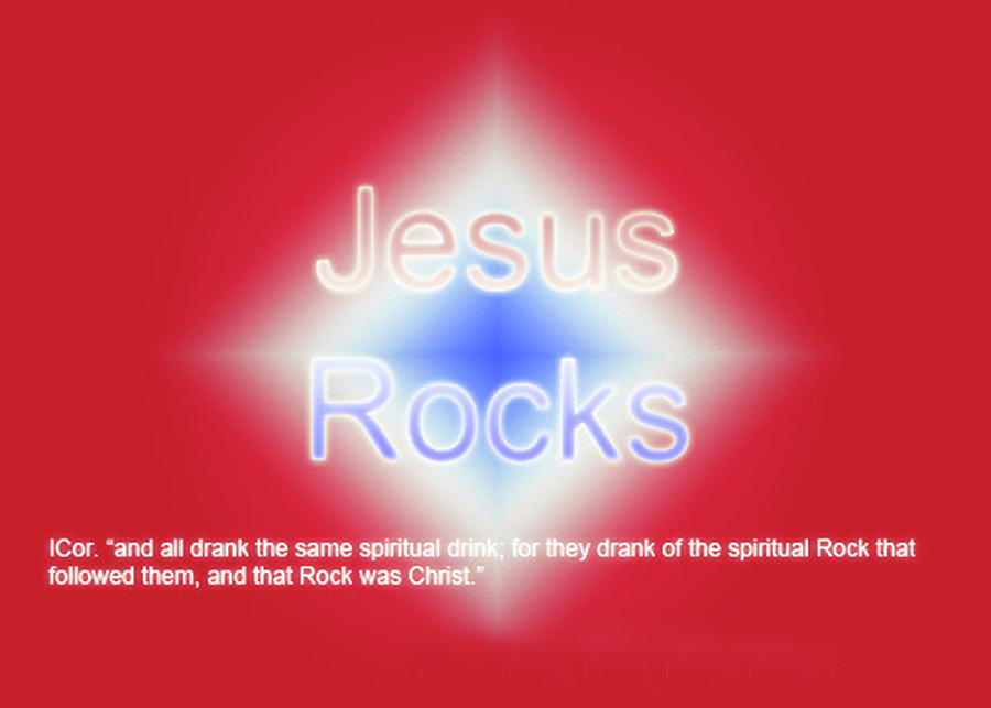 Jesus Rocks Digital Art