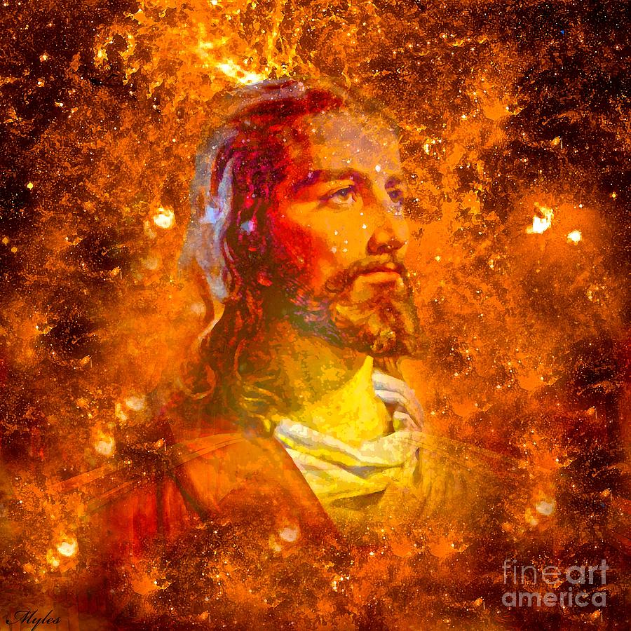 Jesus Christ Painting - Jesus by Saundra Myles