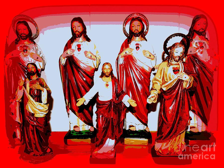 Jesus Times Seven Digital Art by Ed Weidman