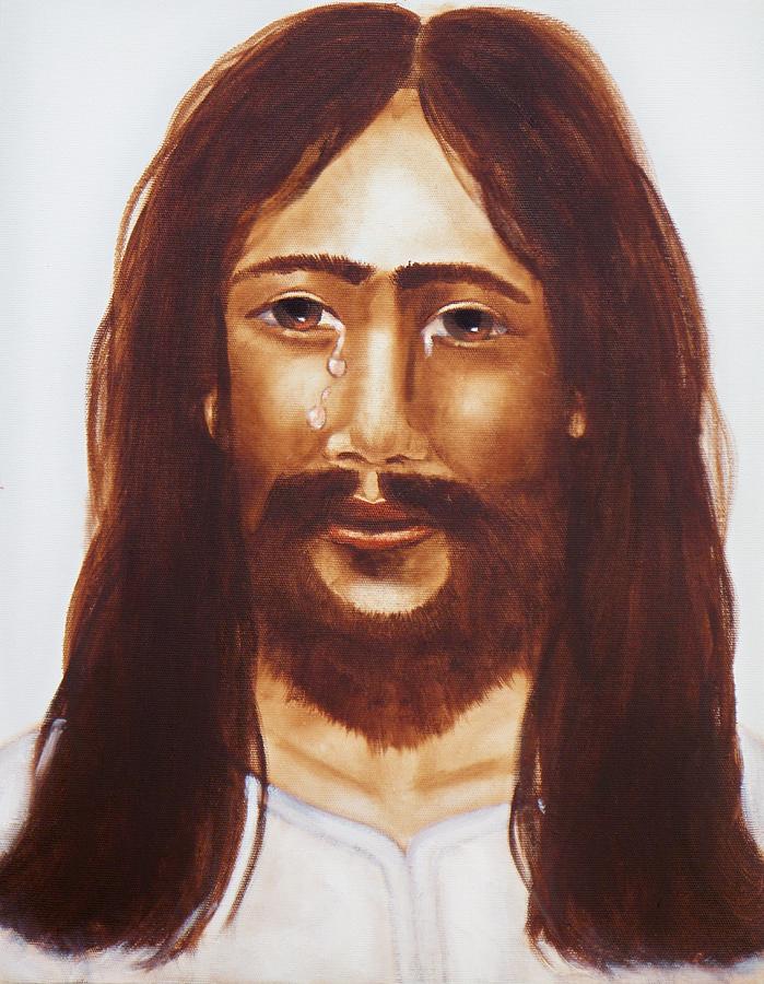 Jesus Wept Painting by Joni McPherson