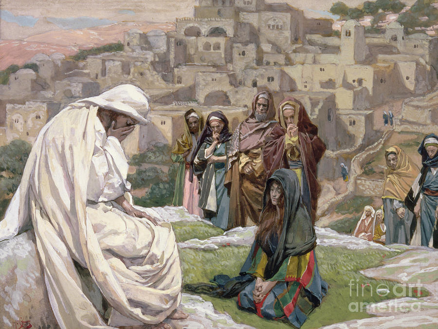 Jesus Christ Painting - Jesus Wept by Tissot