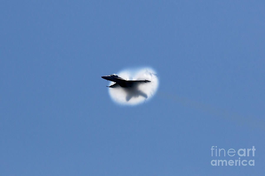 Jet Breaking Sound Barrier Photograph by Anthony Totah