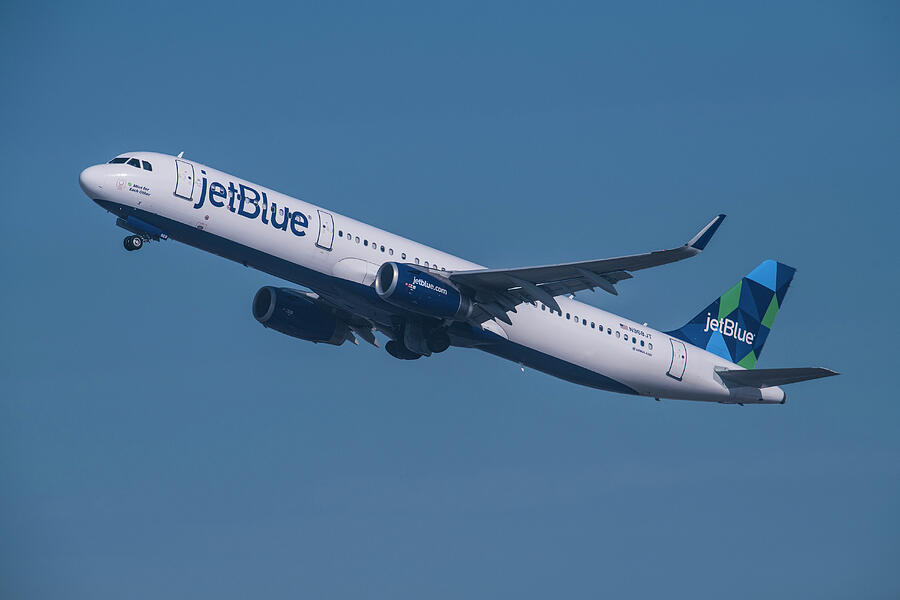 jetBlue Airbus A321 Photograph by Erik Simonsen