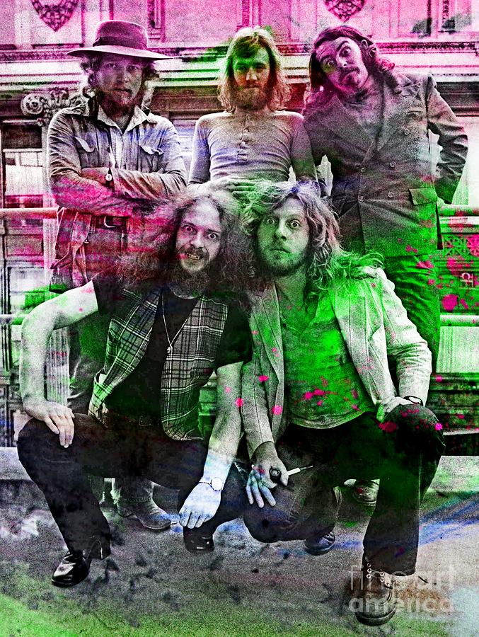 Psychedelic Photograph - Jethro Tull Way Back Groovy by John Malone