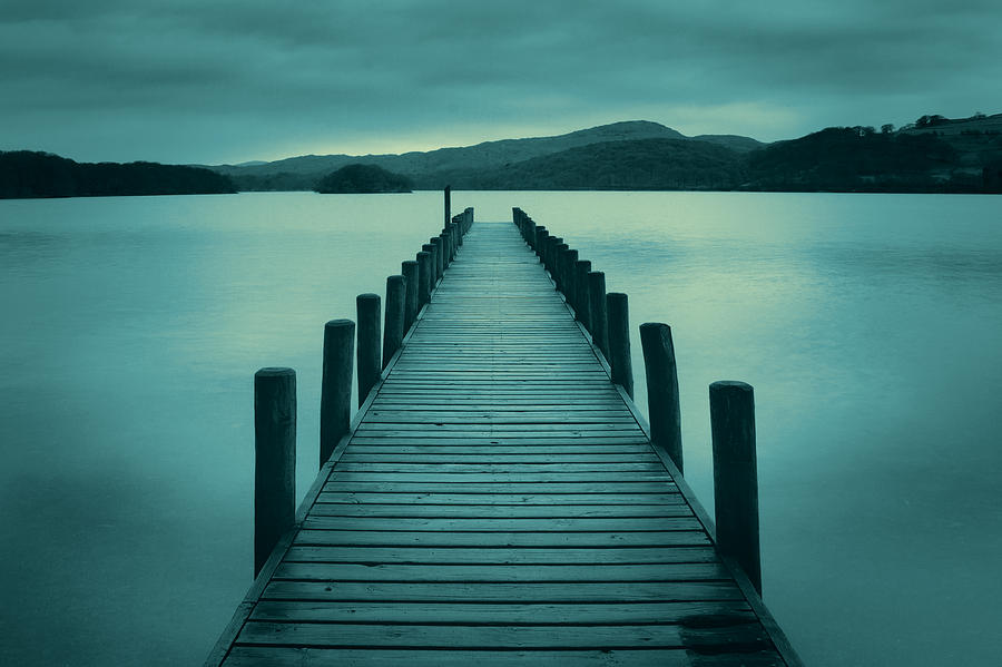 Jetty At Coniston Water Photograph by Chris Smith