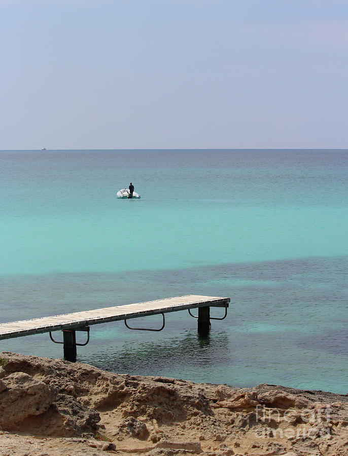 Jetty Formentera Photograph by Eddie Barron