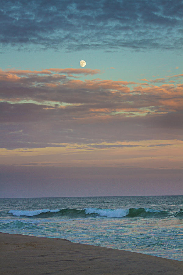 Jetty Four Moonrise Photograph by Robert Seifert